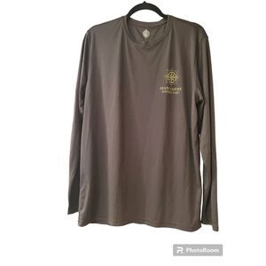 AB Mens Large long sleeve solid Gray t-shirt Grand Canyon